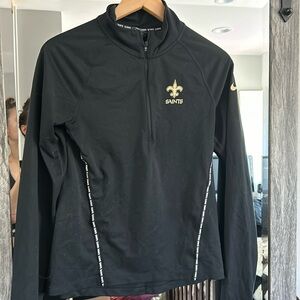 Nike saints quarter zip NFL team apparel
